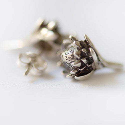 Small Protea Stud Earrings
