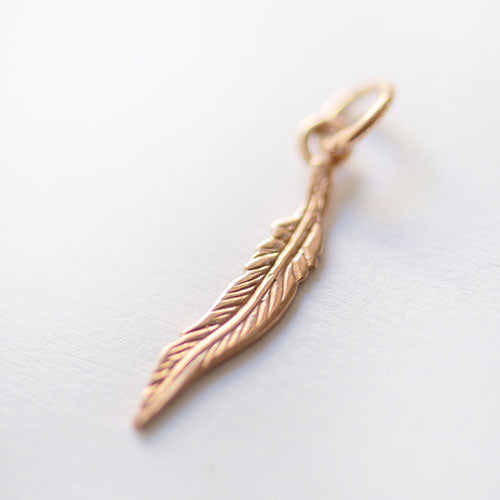 Dainty Feather Charm