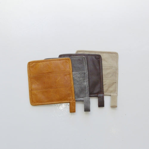 Leather Square Mits